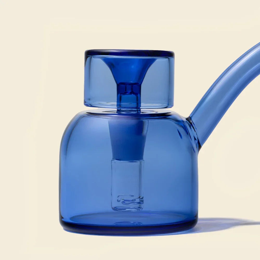 nwtn home vesper bubbler in lapis blue bliss shop chicago