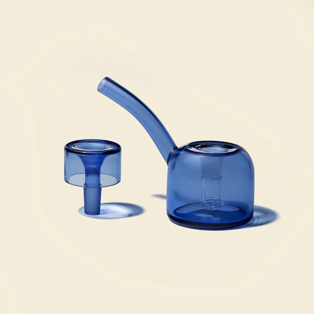 nwtn home vesper bubbler in lapis blue bliss shop chicago