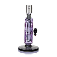 mj arsenal nightcrawler dab rig with purple spider web with 3D spider detail bliss shop chicago