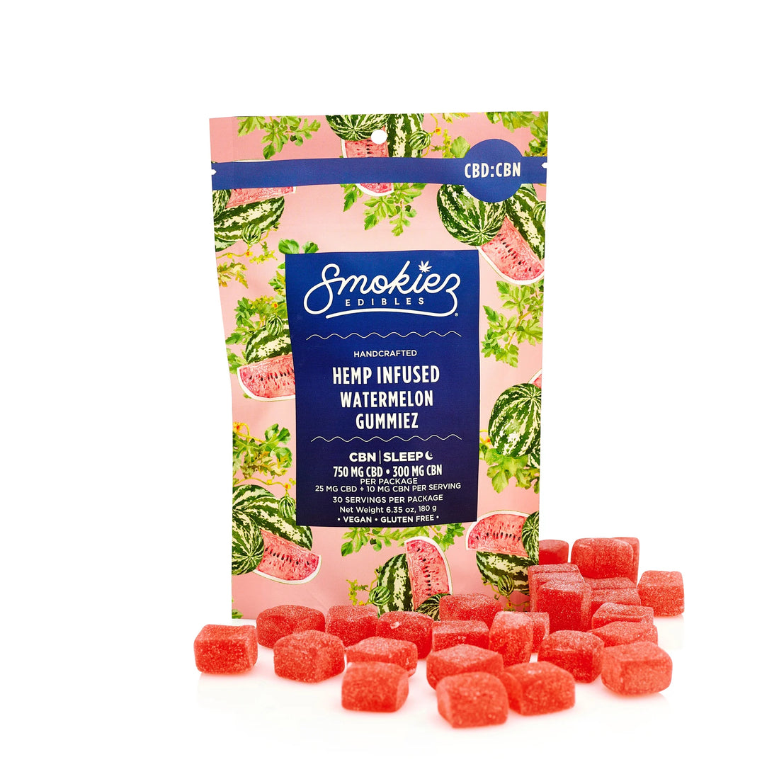 Smokiez CBD CBN watermelon Gummies for sleep bliss shop chicago