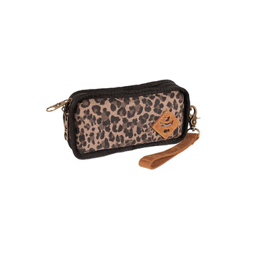 revelry gordito smell proof padded bag in leopard print bliss shop chicago