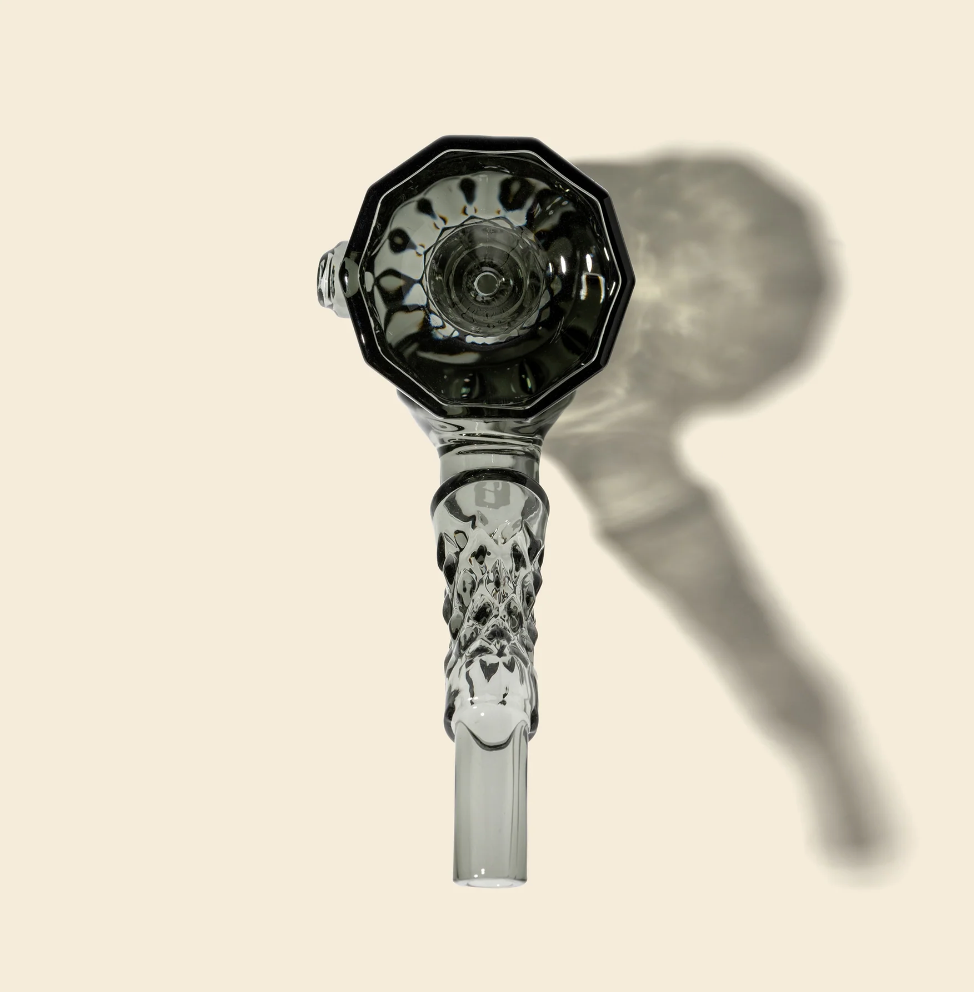 nwtn home highball vintage style hand pipe in charcoal gray bliss shop chicago