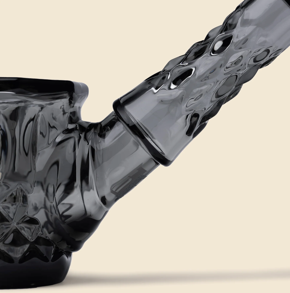 nwtn home highball vintage style hand pipe in charcoal gray bliss shop chicago