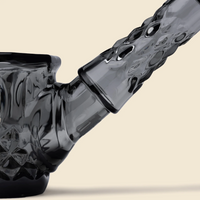 nwtn home highball vintage style hand pipe in charcoal gray bliss shop chicago