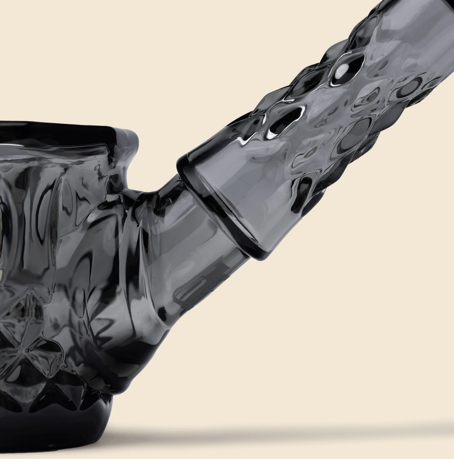 nwtn home highball vintage style hand pipe in charcoal gray bliss shop chicago