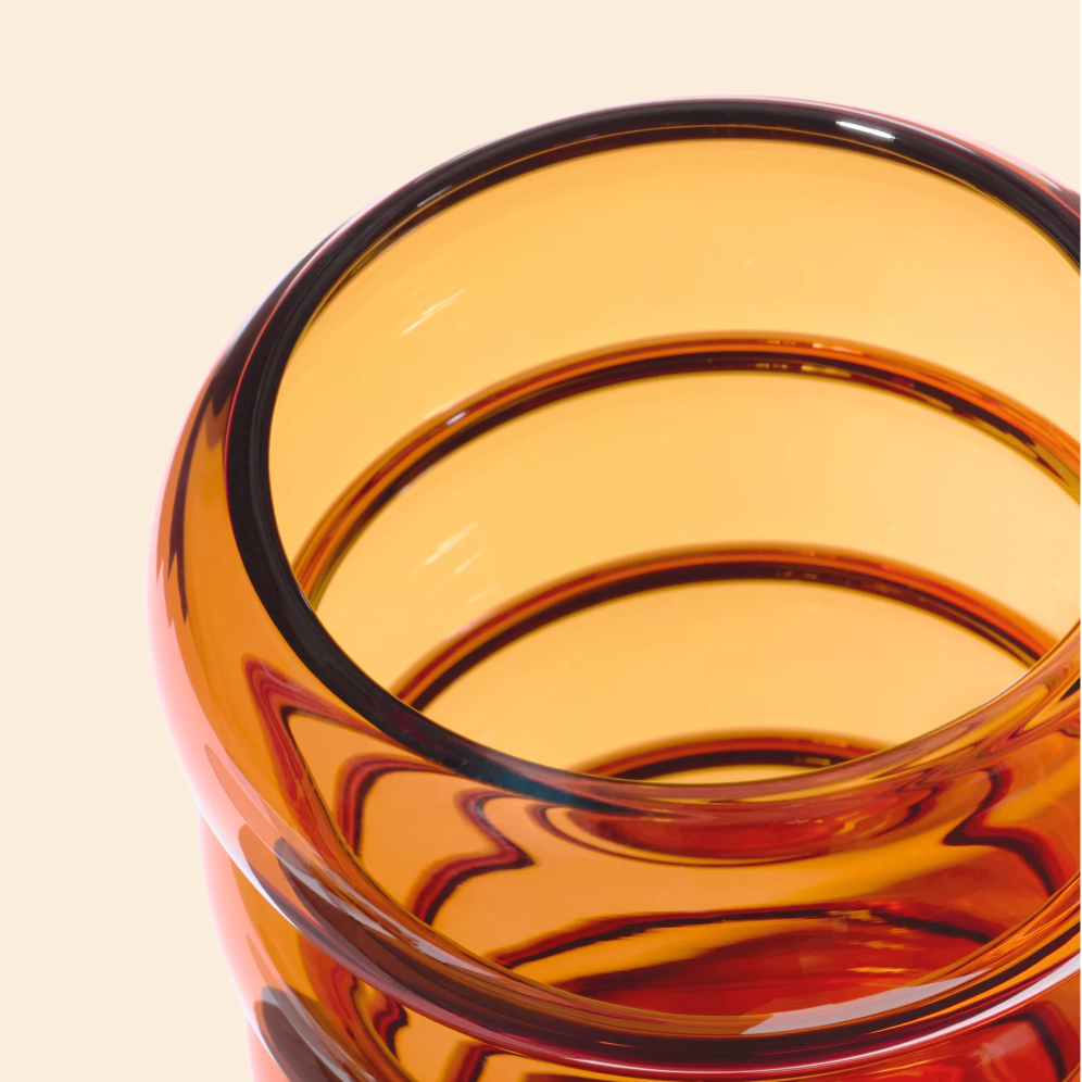 nwtn home bolla 3 piece gravity bong in baltic amber bliss shop chicago
