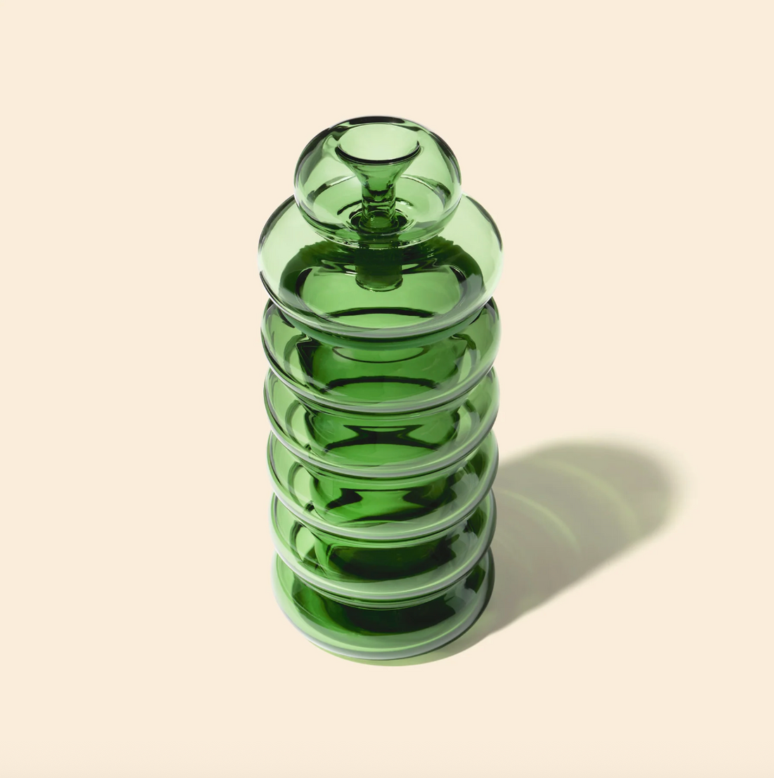 nwtn home bolla 3 piece gravity bong in emerald green bliss shop chicago