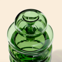 nwtn home bolla 3 piece gravity bong in emerald green bliss shop chicago