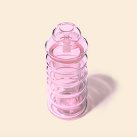 nwtn home bolla 3 piece gravity bong in petal pink bliss shop chicago