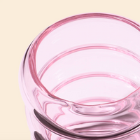 nwtn home bolla 3 piece gravity bong in petal pink bliss shop chicago
