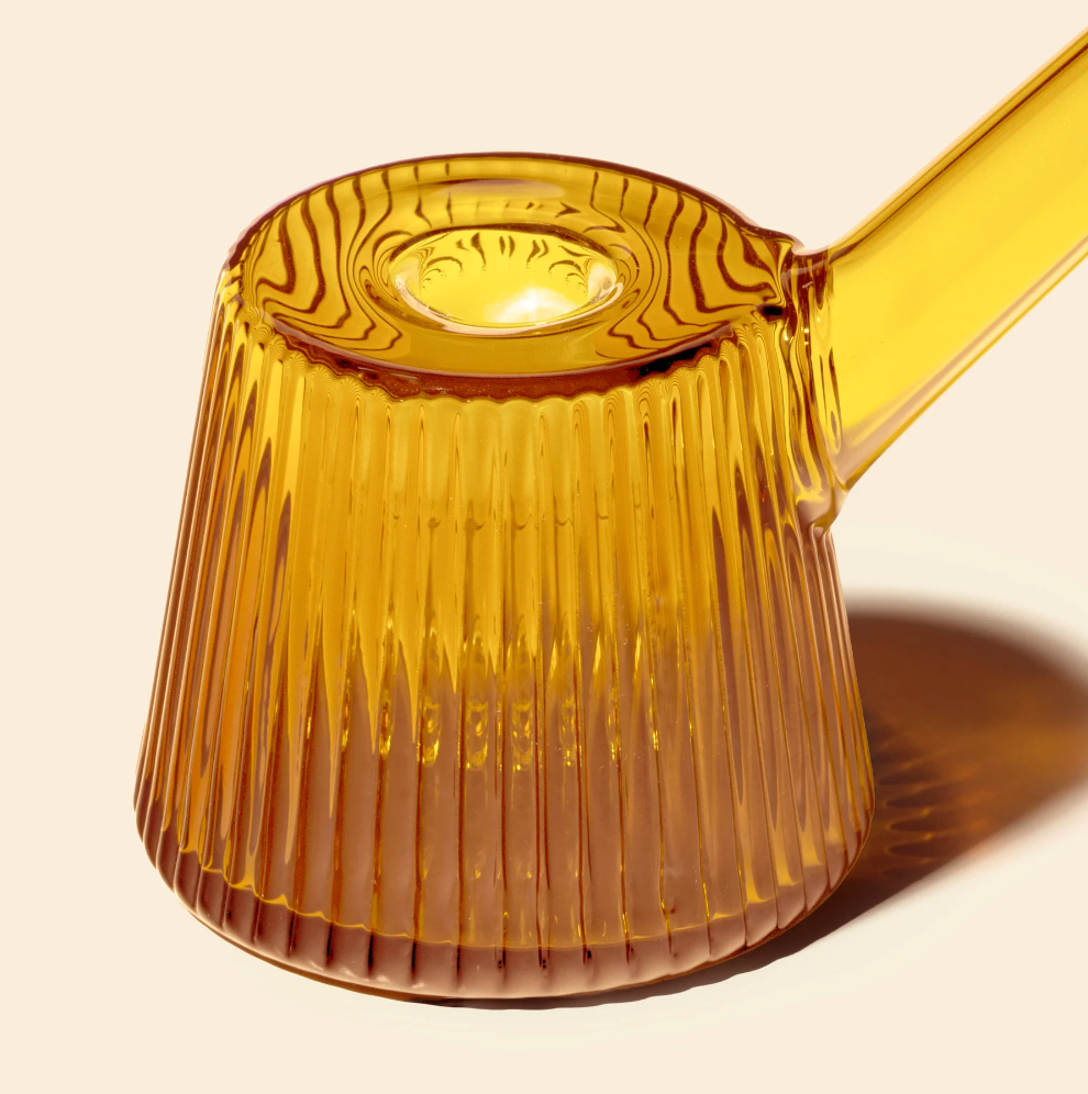 nwtn home deco bubbler in honeycomb golden yellow bliss shop chicago