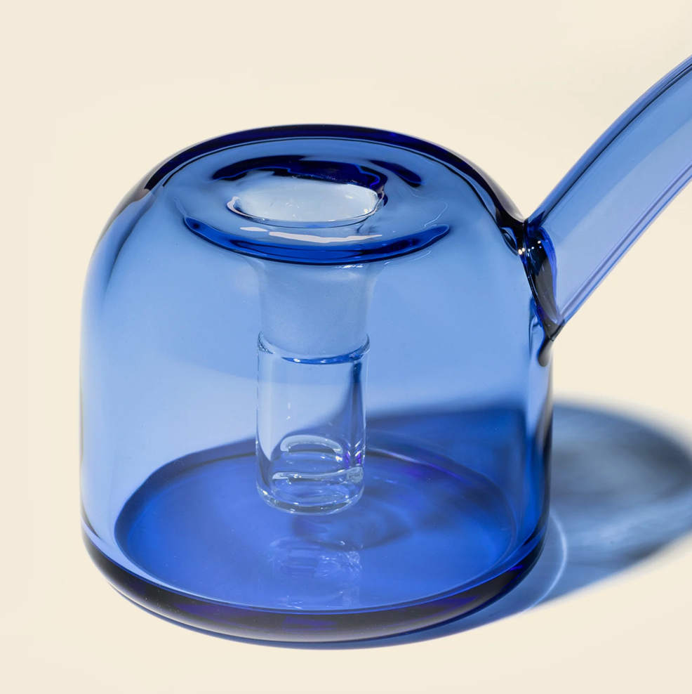 nwtn home vesper bubbler in lapis blue bliss shop chicago
