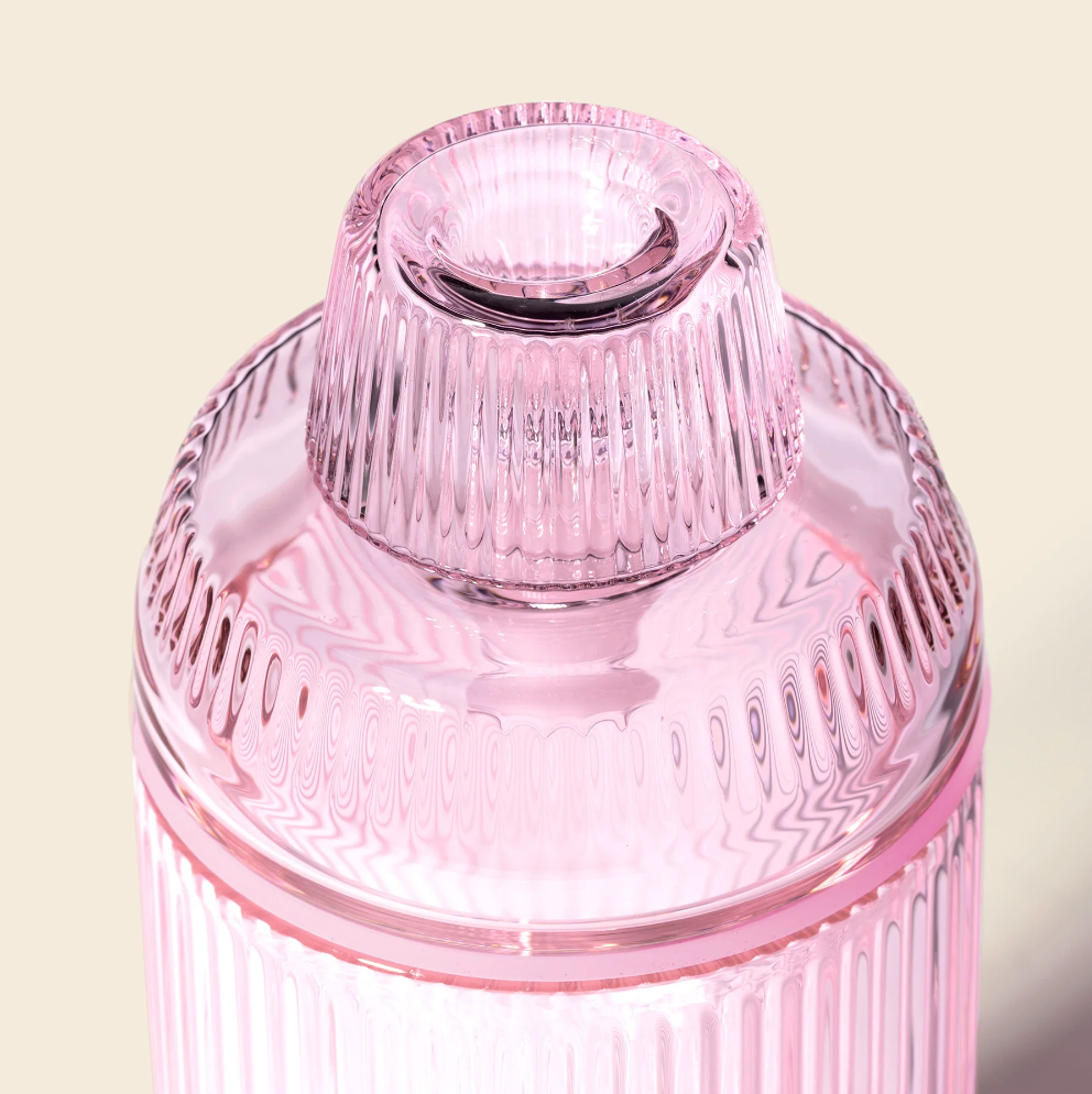 nwtn home deco gravity bong in petal pink bliss shop chicago