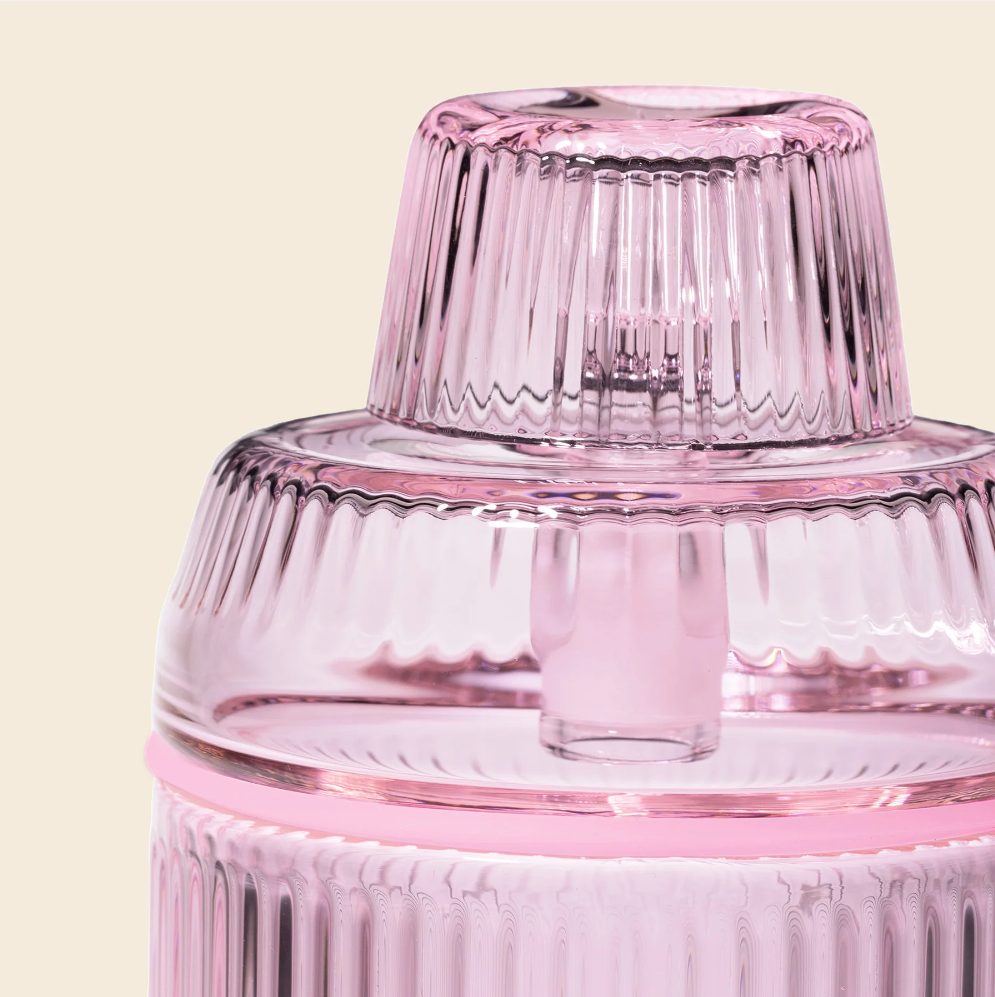 nwtn home deco gravity bong in petal pink bliss shop chicago