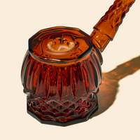 nwtn home vintage style highball bubbler in baltic amber bliss shop chicago