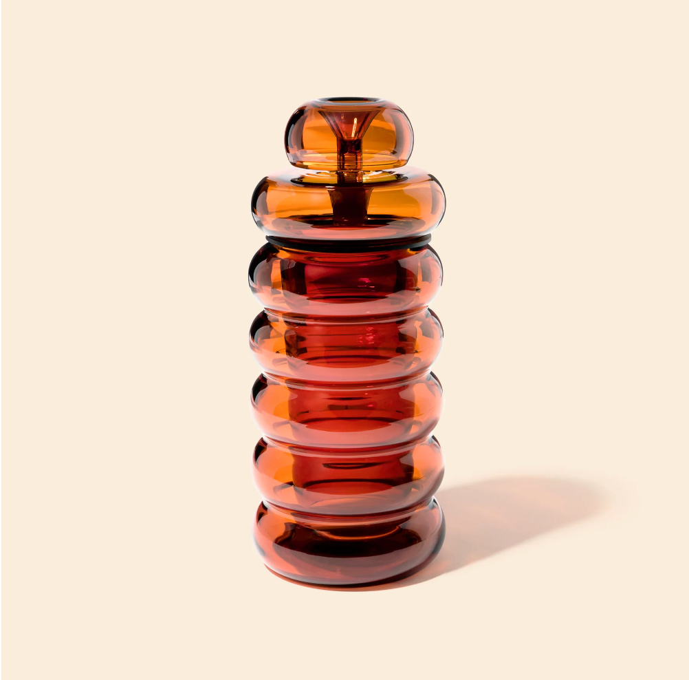 nwtn home bolla 3 piece gravity bong in baltic amber bliss shop chicago