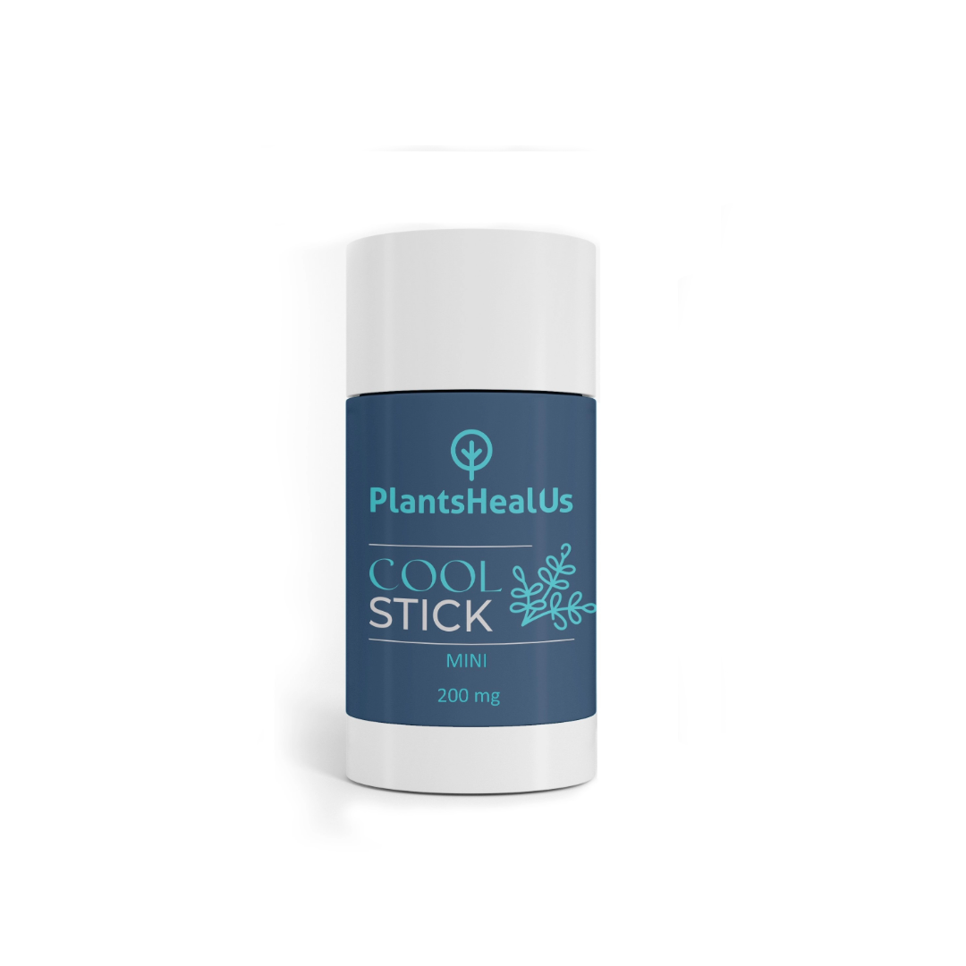 plants heal us 1oz mini hemp cool stick 200mg cbd roll on balm bliss shop chicago