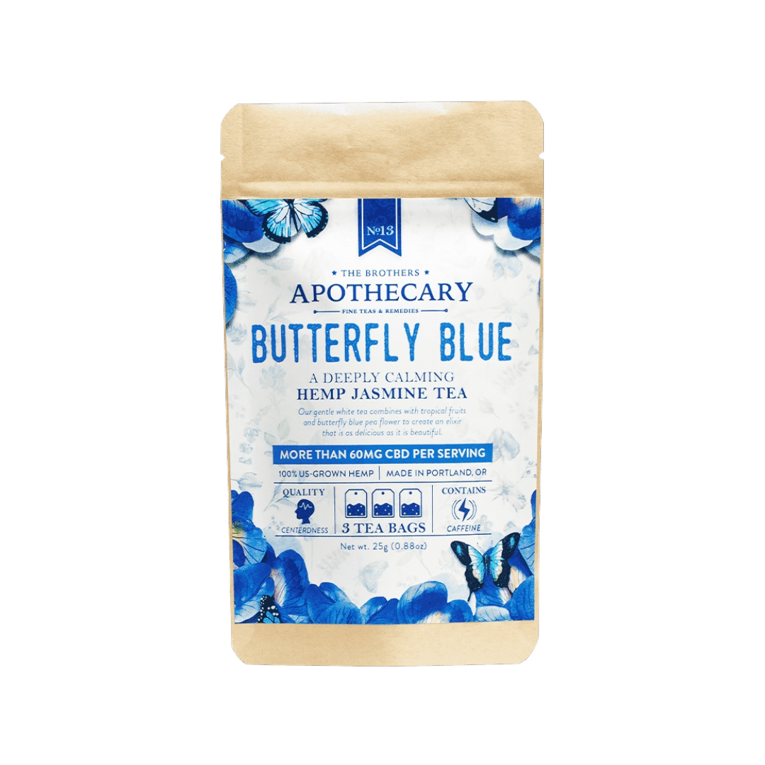 the brothers apothecary butterfly blue cbd jasmine tea bliss shop chicago
