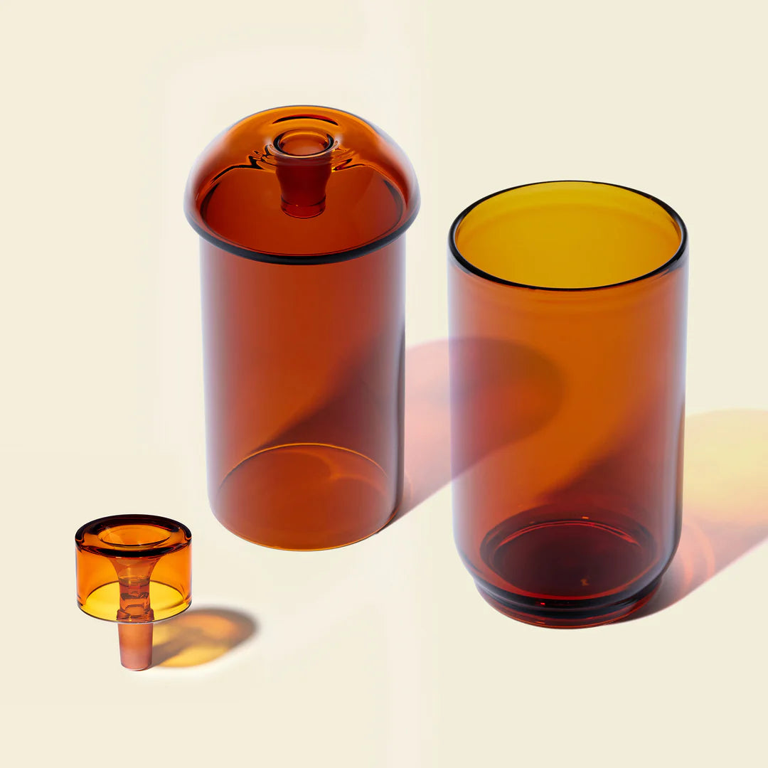 nwtn home vesper gravity bong in baltic amber bliss shop chicago