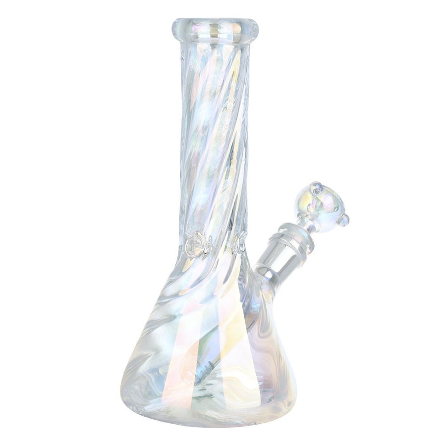 8 inch twisted iridescent beaker bong bliss shop chicago