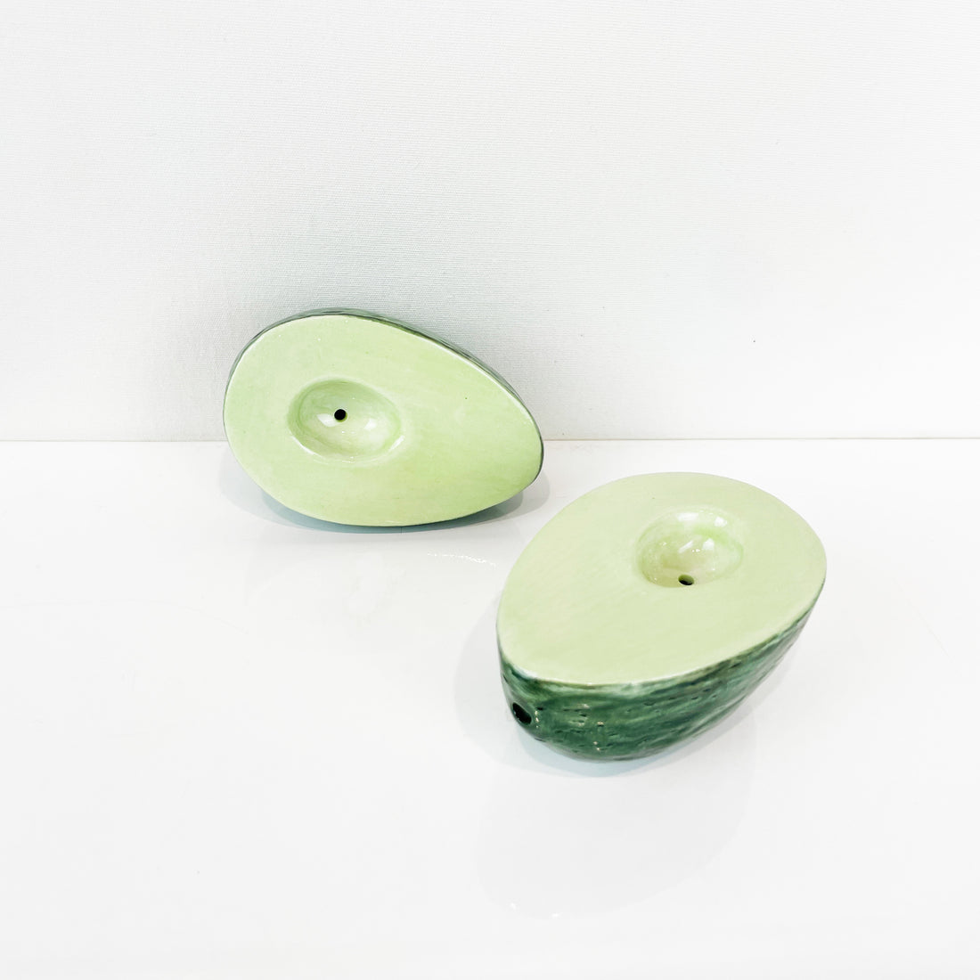 farbod ceramic avocado pipe bowl bliss shop chicago