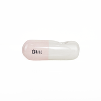 farbod ceramic pink and white chill pill pipe bliss shop chicago
