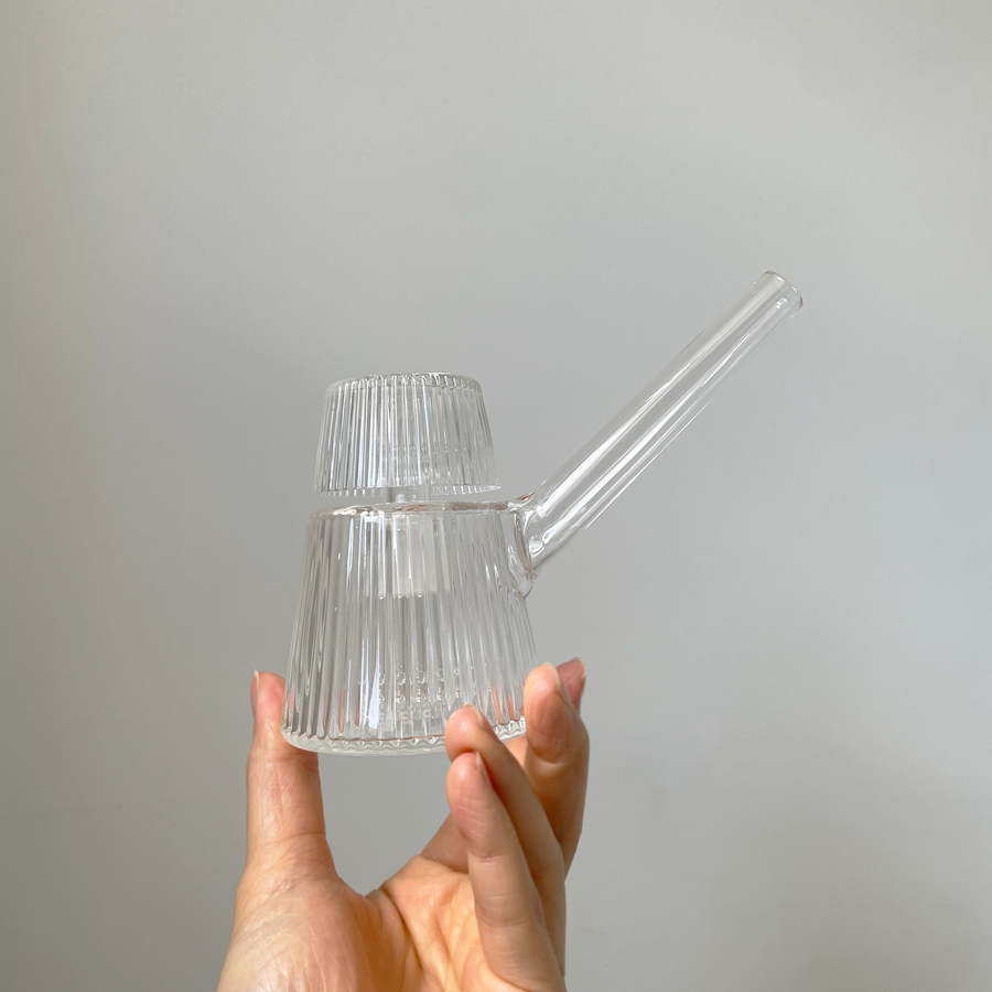 nwtn home deco bubbler in clear glass bliss shop chicago
