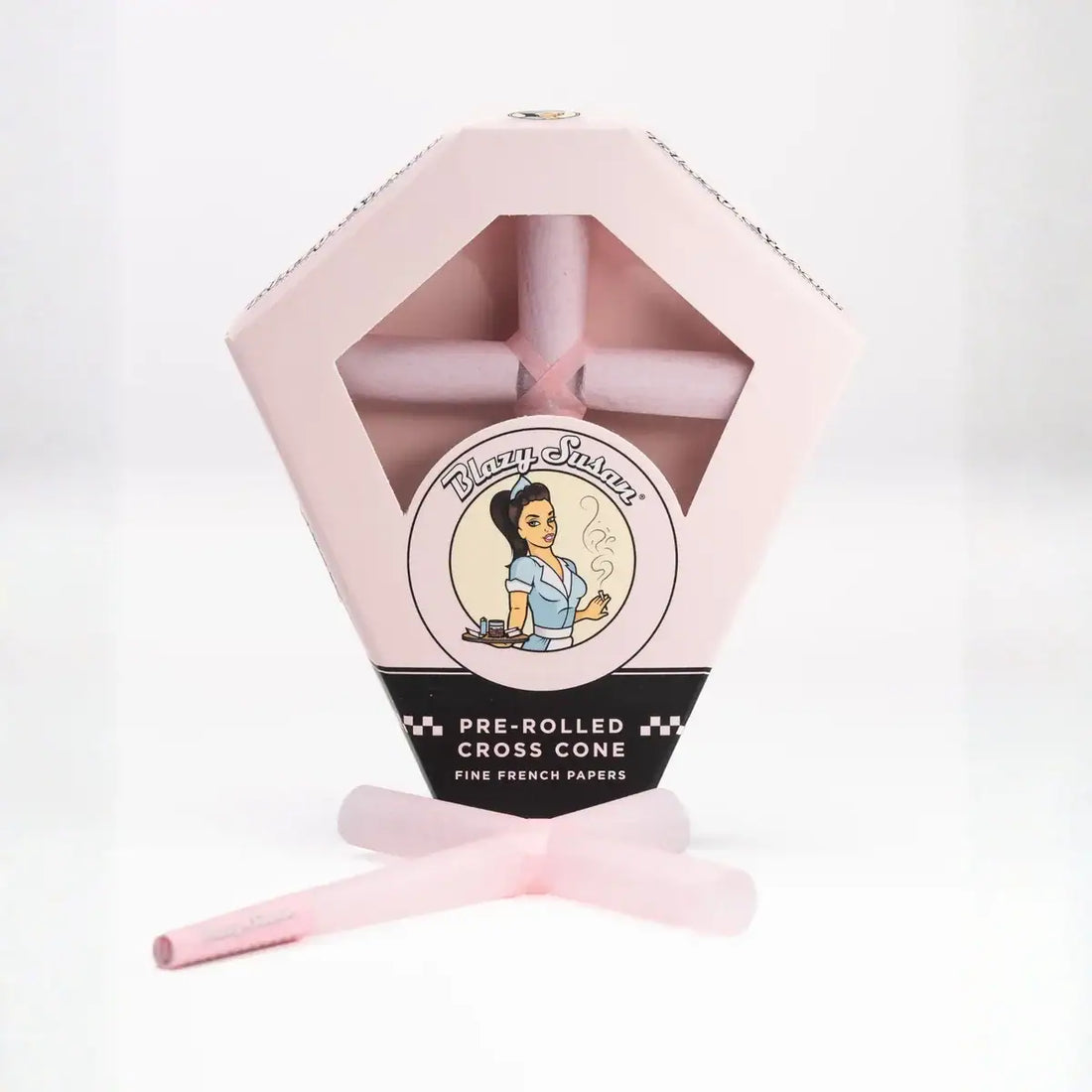 blazy susan pink pre rolled cross cones bliss shop chicago