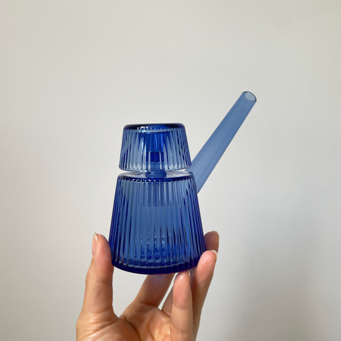 nwtn home deco bubbler in lapis blue bliss shop chicago