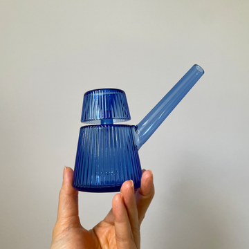 nwtn home deco bubbler in lapis blue bliss shop chicago