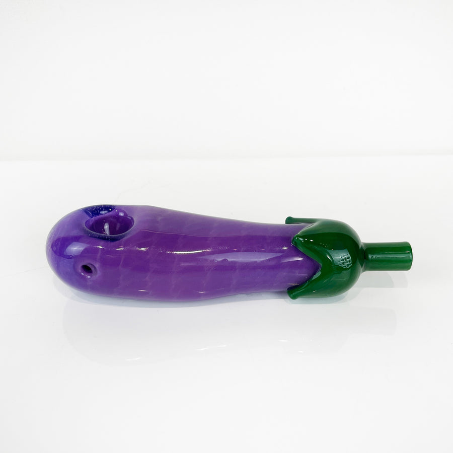 empire glassworks eggplant emoji pipe bliss shop chicago