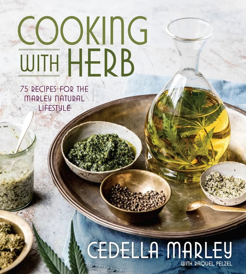 cooking with herb by cedella marley cannabis cookbook and recipe book bliss shop chicago