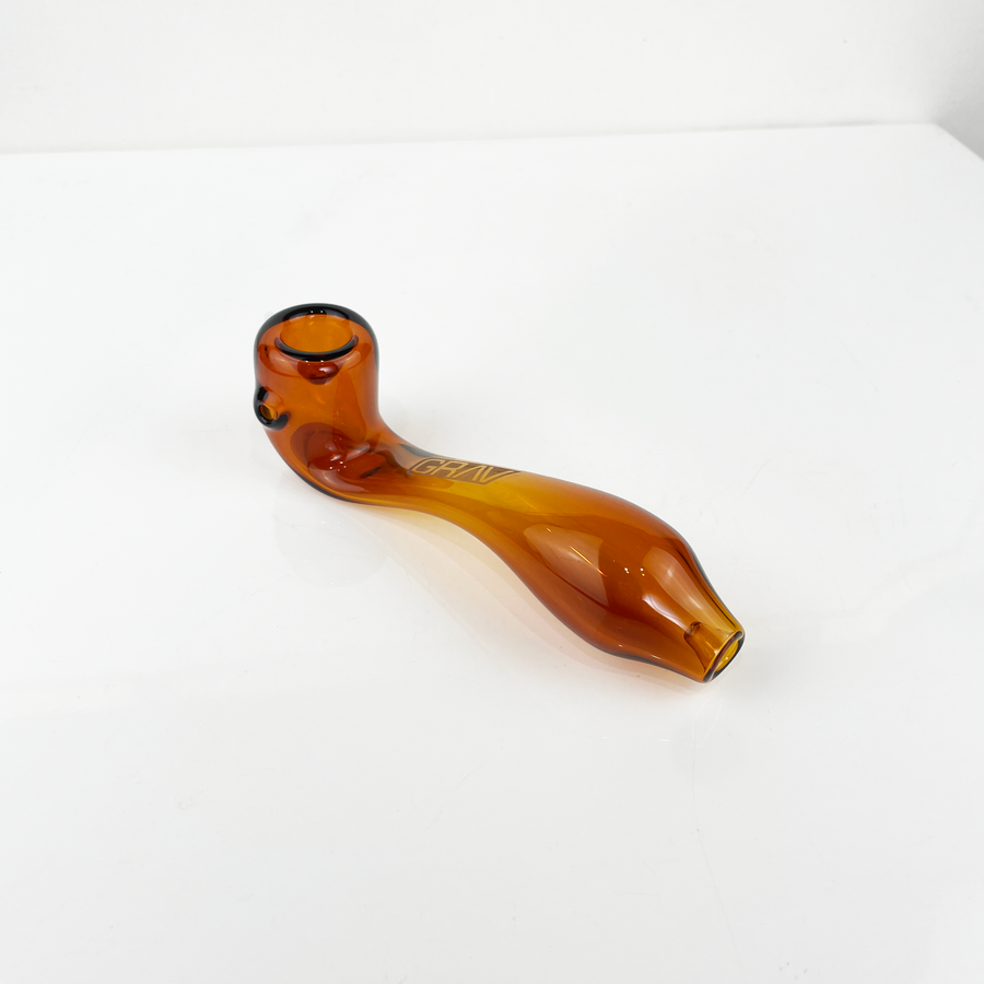 grav amber sherlock glass pipe bliss shop chicago