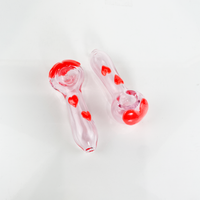 canna style glow in the dark heart pipe bliss shop chicago