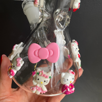 6 inch 3D hello kitty charm beaker bong bliss shop chicago