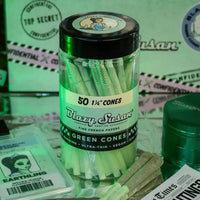 50 pack Blazy susan 1.25 pre rolled cones in green bliss shop chicago