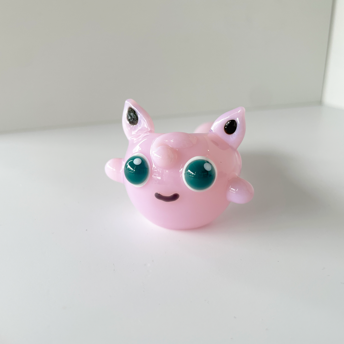 sugarmattys pink hand pipe with pokemon jigglypuff design bliss shop chicago
