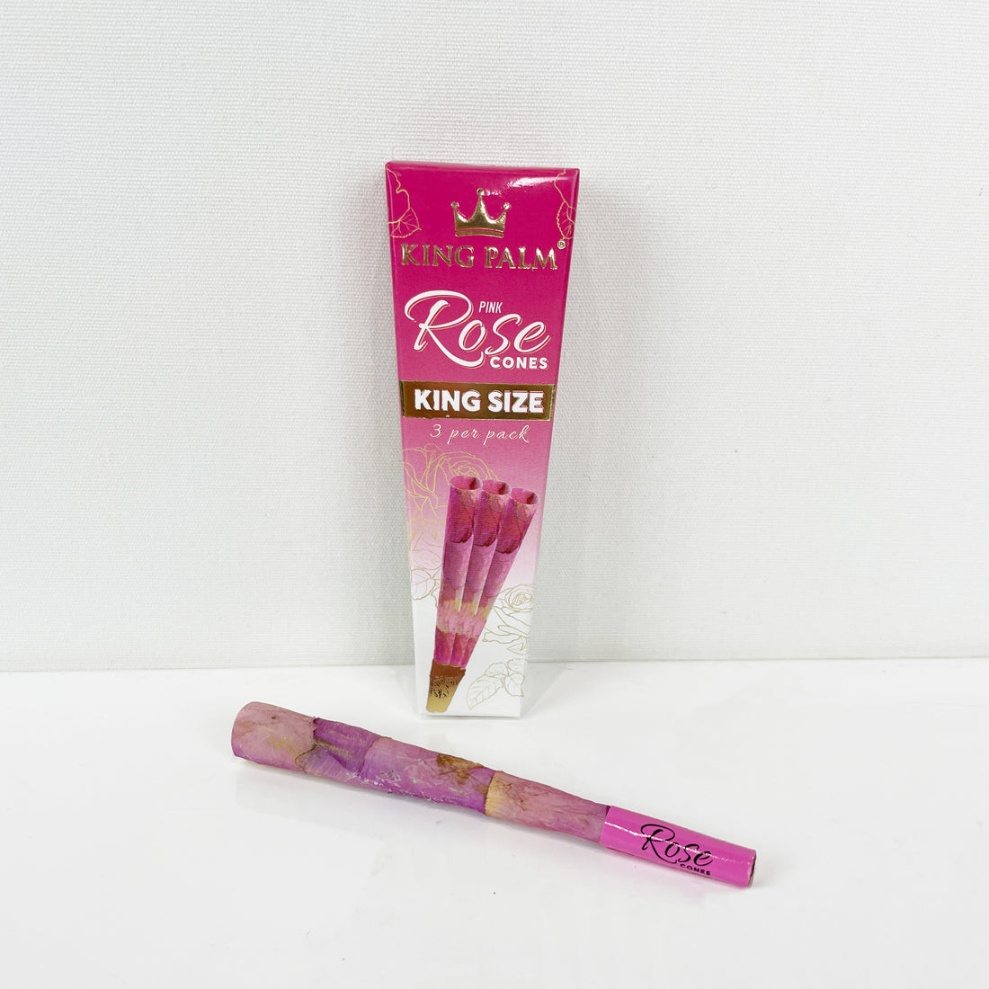 King palm 3 pack rose cones bliss shop chicago