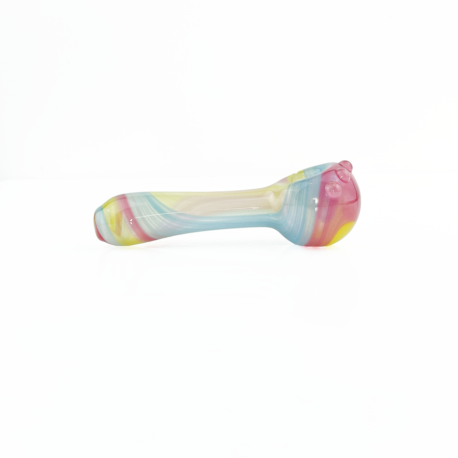 kristi conant pastel swirl glass spoon pipe bliss shop chicago