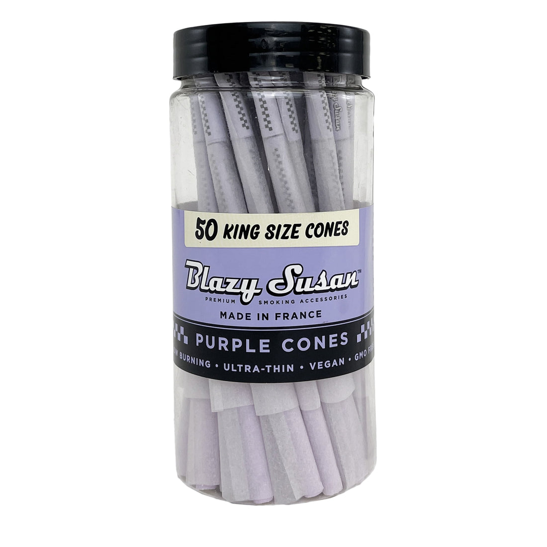 50 pack blazy susan purple king size pre roll cones bliss shop chicago