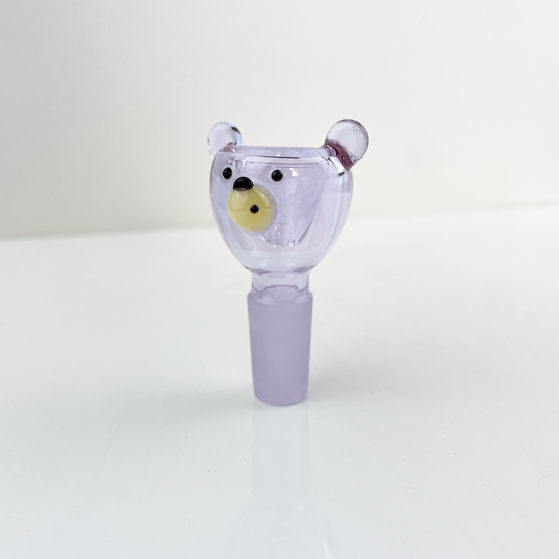 sugarmattys purple bear 14mm male slide for bongs bliss shop chicago