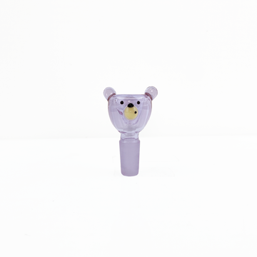 sugarmattys purple bear 14mm male slide for bongs bliss shop chicago