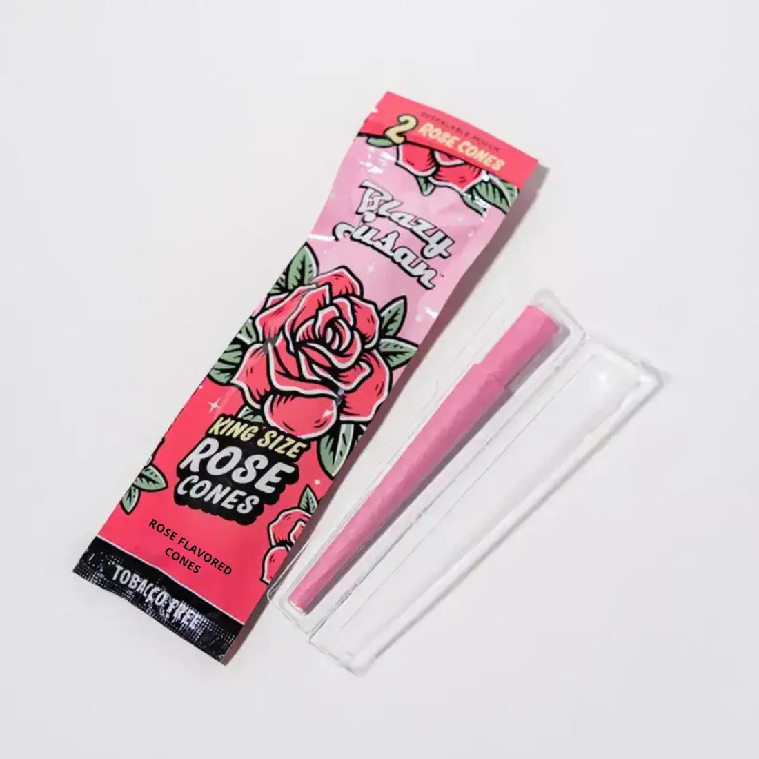 blazy susan king size rose cones rose flavored pre rolled pink cones bliss shop chicago