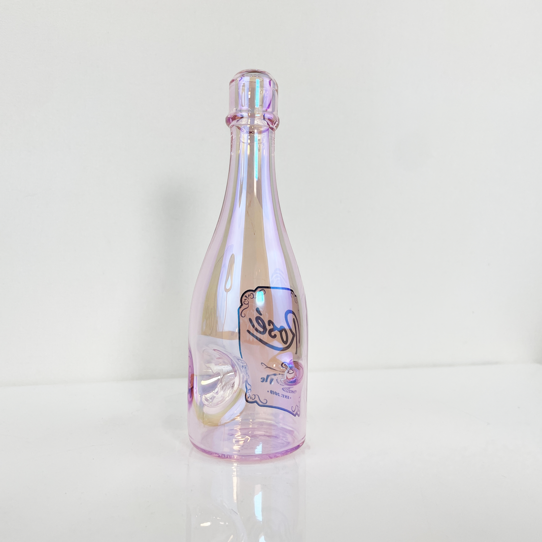 Cannastyle Rosé Wine Bottle Pipe bliss shop chicago