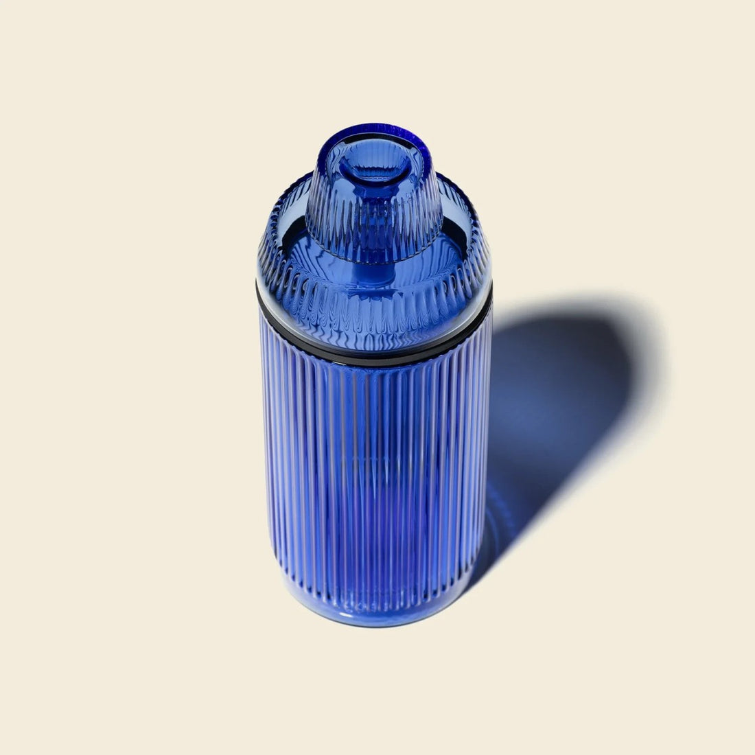 nwtn home 3 piece deco gravity bong in lapis blue bliss shop chicago