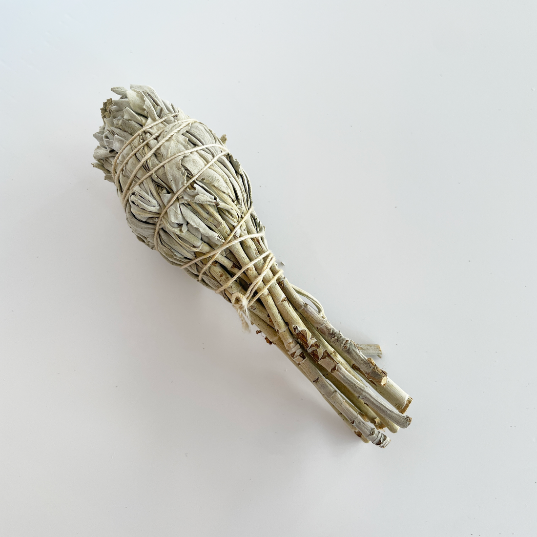 4 inch california white sage smudge stick torch style bliss shop chicago