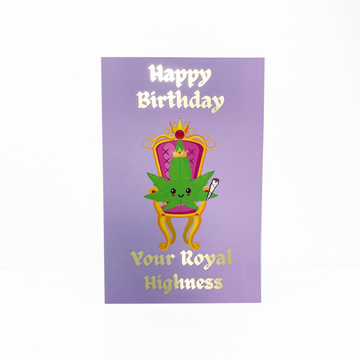 smoke signals happy birthday greeting card your royal highness bliss shop chicago