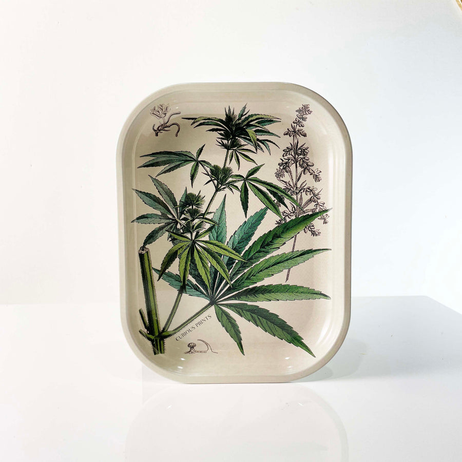 curious prints vintage botanical rolling tray bliss shop chicago
