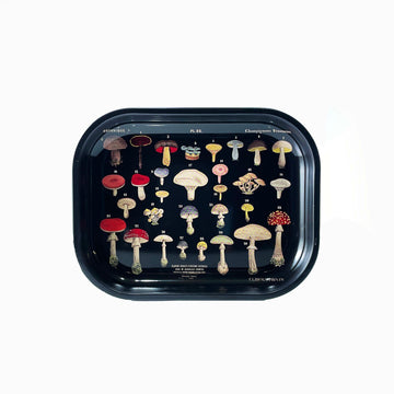 curious prints vintage fungi rolling tray bliss shop chicago