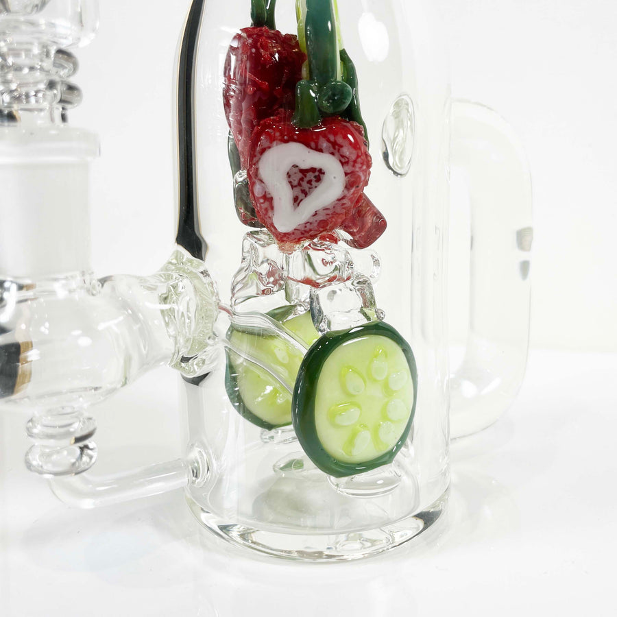 empire glassworks icy strawberry cucumber detox rig bliss shop chicago